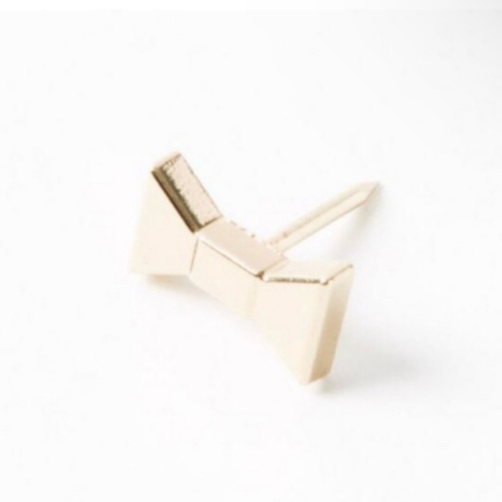 kate spade Gold Bowtie Push Pins NWT - Picture 6 of 7